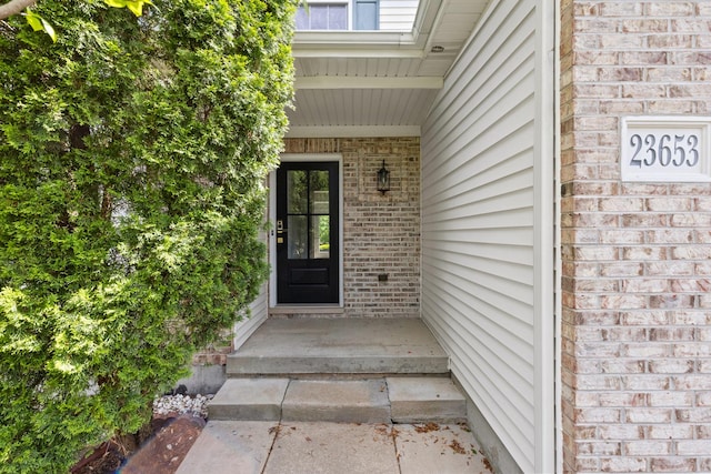 23653 W Ewing Dr, Plainfield, IL 60586 - view of exterior entry featuring brick siding