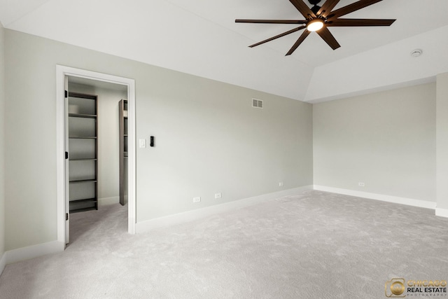 23653 W Ewing Dr, Plainfield, IL 60586 - unfurnished room with light carpet, ceiling fan, and baseboards