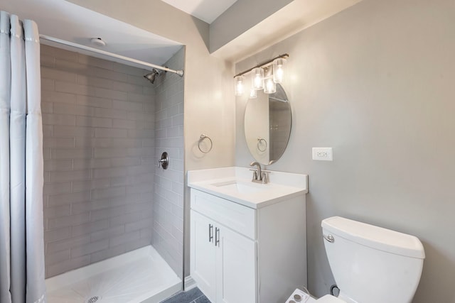 666 Barberry Rd, Highland Park, IL 60035 - bathroom with a shower stall, toilet, and vanity