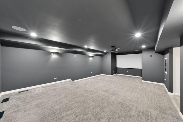 26809 Ashgate Xing, Plainfield, IL 60585 - carpeted cinema featuring recessed lighting and baseboards
