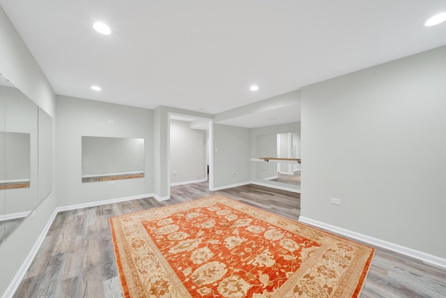 26809 Ashgate Xing, Plainfield, IL 60585 - empty room featuring wood finished floors, baseboards, and recessed lighting