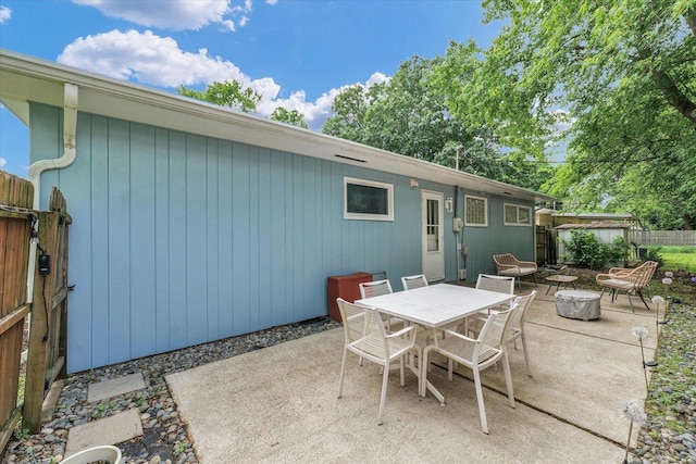1602 Normandy Dr, Champaign, IL 61821 - view of patio with outdoor dining space