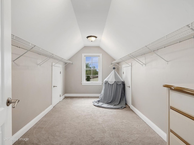 551 W 3rd St, Elmhurst, IL 60126 - walk in closet with carpet and lofted ceiling