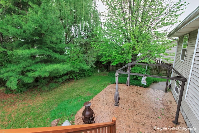 140 Shadowbrook Dr, Capron, IL 61012 - view of yard with a gazebo and a patio