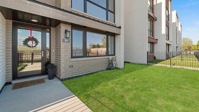 3124 S Benson St Unit 6, Chicago, IL 60608 - property entrance featuring brick siding