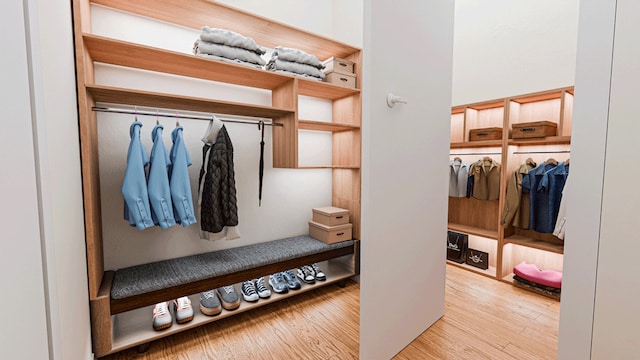 view of closet