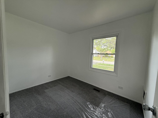 217 Davis Ln, Bolingbrook, IL 60440 - unfurnished room with dark carpet and baseboards