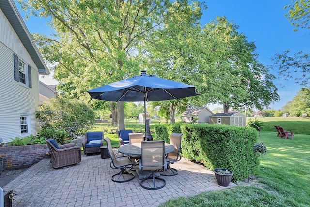 623 Woodstock Ln, Bourbonnais, IL 60914 - view of patio / terrace with an outdoor hangout area