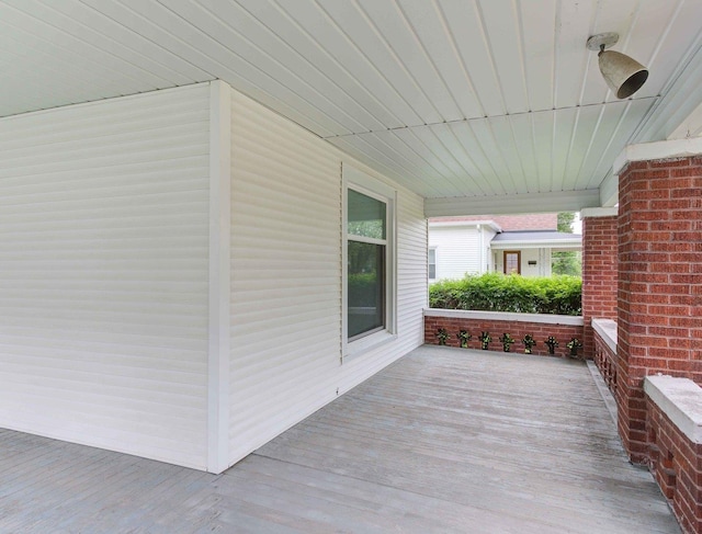 206 N Pine St, Villa Grove, IL 61956 - view of wooden porch