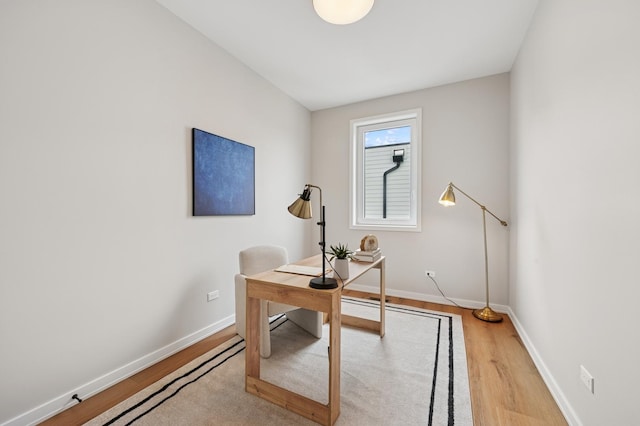 944 Beloit Ave Unit 2, Forest Park, IL 60130 - office area featuring light wood-type flooring and baseboards