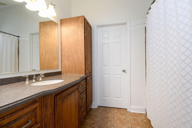 1112 Laurel Ln, Gurnee, IL 60031 - bathroom featuring vanity and tile patterned floors