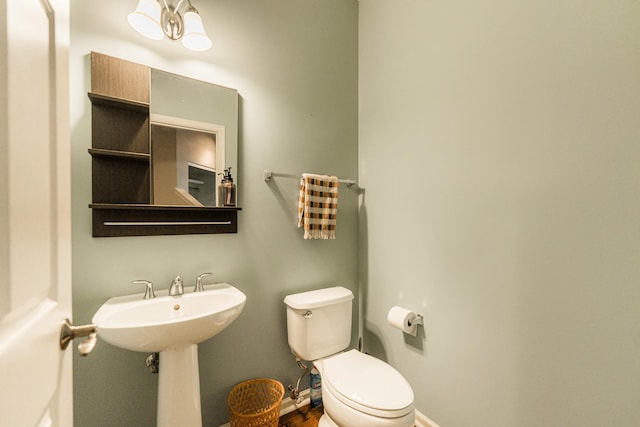 722 Amherst Dr, Sycamore, IL 60178 - bathroom featuring toilet and baseboards