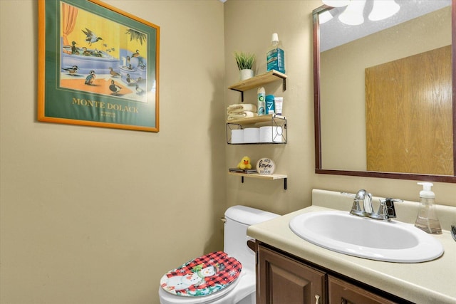 705 Northridge Dr, Mahomet, IL 61853 - bathroom with toilet and vanity
