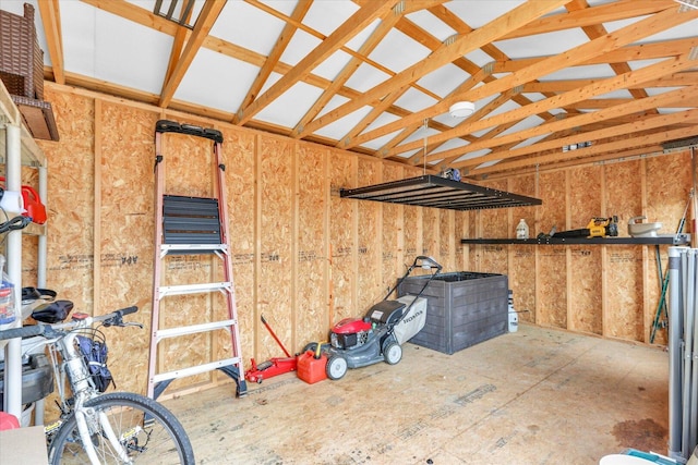 705 Northridge Dr, Mahomet, IL 61853 - storage area with a garage