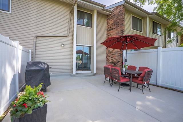 1094 Rainwood Dr, Aurora, IL 60506 - view of patio with area for grilling and outdoor dining area