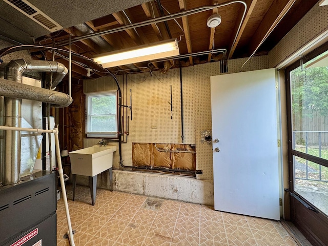 16104 Oak Ave, Oak Forest, IL 60452 - basement with a sink