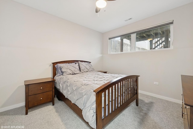3019 N Allen Ave, Chicago, IL 60618 - bedroom featuring carpet flooring, baseboards, and a ceiling fan