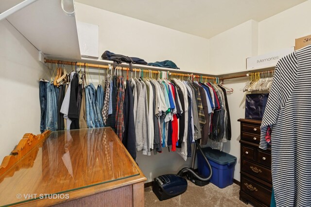 1809 Grant St, Evanston, IL 60201 - walk in closet with carpet flooring