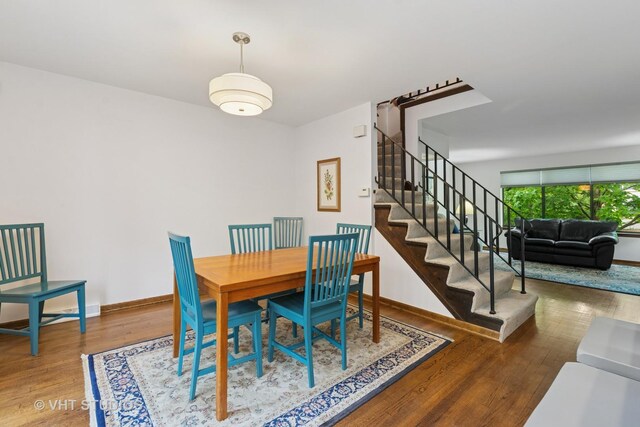 1809 Grant St, Evanston, IL 60201 - dining room featuring wood finished floors
