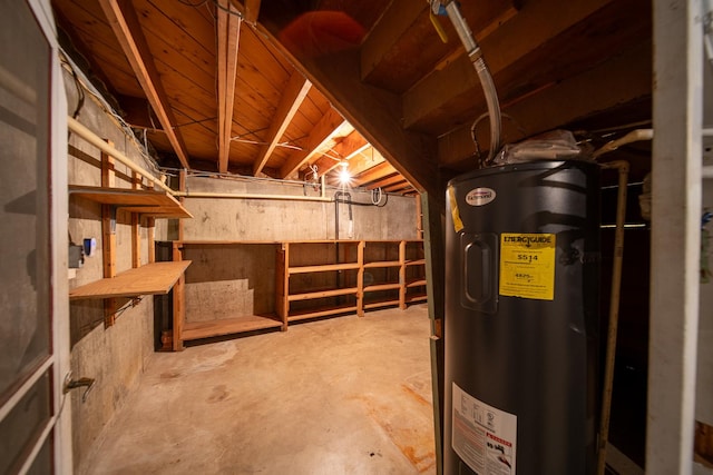 2056 Peek Home Rd, Dixon, IL 61021 - unfinished basement with water heater