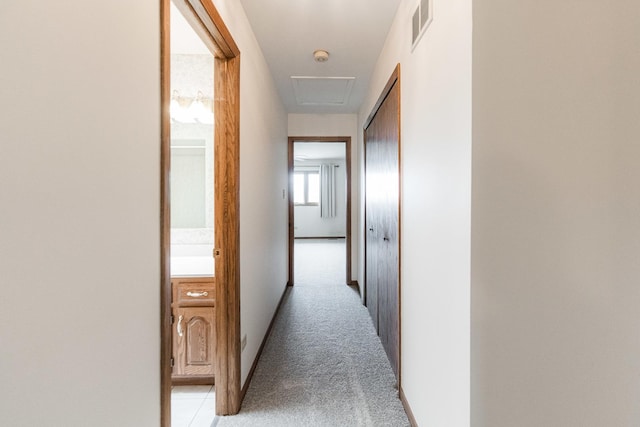 18207 Ohio Ct, Orland Park, IL 60467 - hallway with light carpet