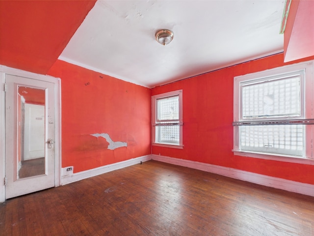8237 S Ada St, Chicago, IL 60620 - unfurnished room with hardwood / wood-style floors and baseboards