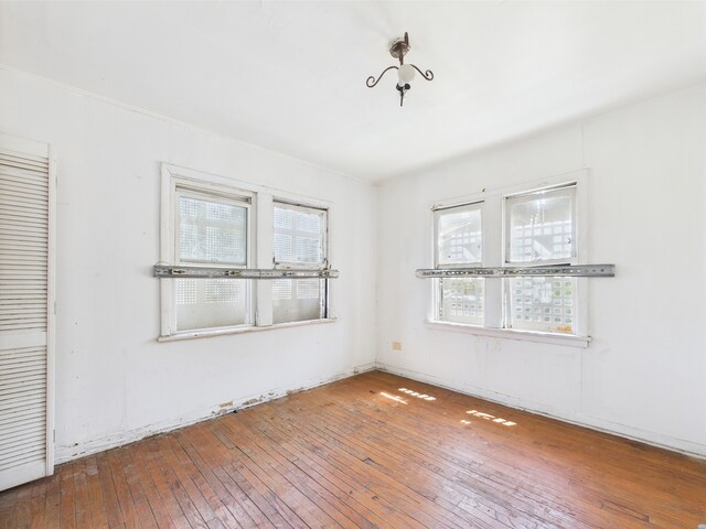 8237 S Ada St, Chicago, IL 60620 - spare room featuring hardwood / wood-style floors