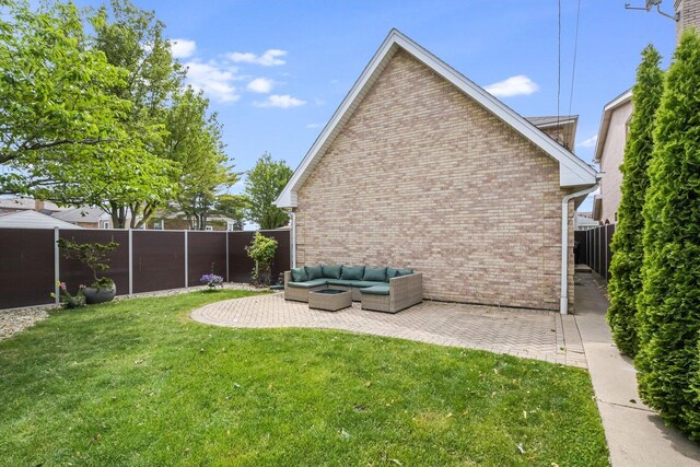 4647 N Thatcher Ave, Norridge, IL 60706 - view of yard with an outdoor living space and a patio area