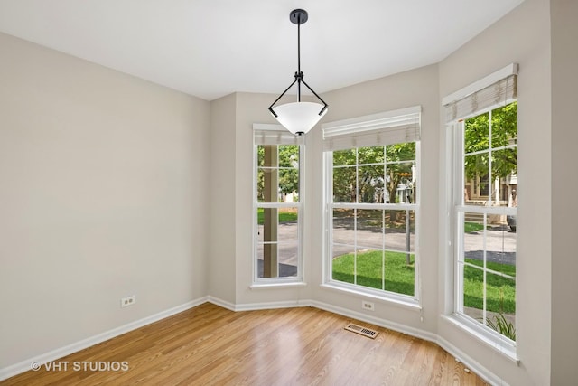 1087 Huntwyck Ct, Elgin, IL 60120 - unfurnished dining area with light wood-style floors and plenty of natural light