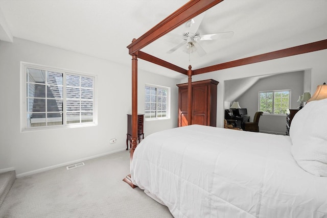 2569 Essex Dr, Northbrook, IL 60062 - bedroom with carpet flooring, ceiling fan, and baseboards