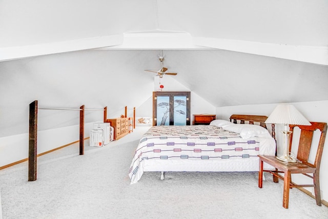 629 S Union St, Aurora, IL 60505 - carpeted bedroom featuring lofted ceiling