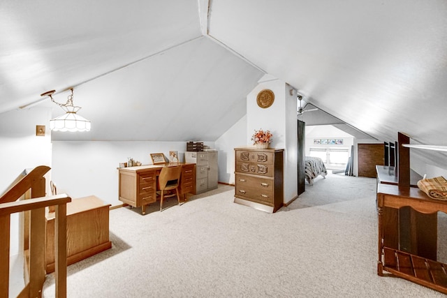 629 S Union St, Aurora, IL 60505 - bedroom featuring lofted ceiling and carpet