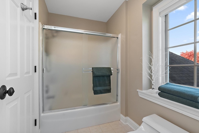 12000 W Donegal Ln, New Lenox, IL 60451 - full bath featuring tile patterned floors and bath / shower combo with glass door