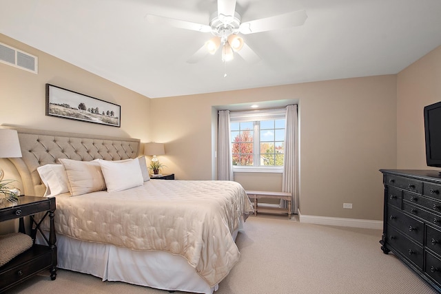 12000 W Donegal Ln, New Lenox, IL 60451 - bedroom with light carpet and ceiling fan