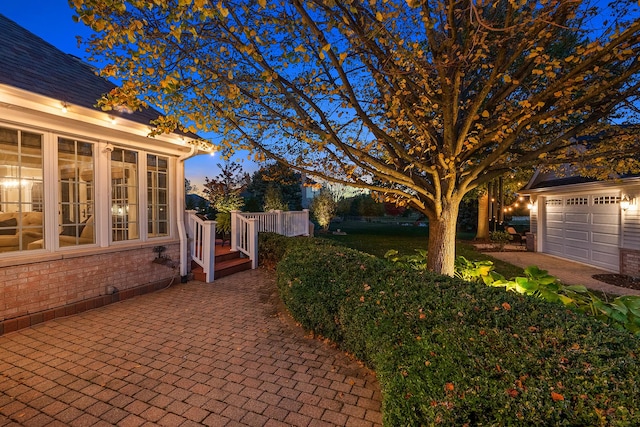 12000 W Donegal Ln, New Lenox, IL 60451 - view of patio / terrace with a garage and an outdoor structure