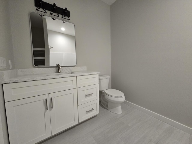 17-95 Lake Carroll Blvd, Lake Carroll, IL 61046 - full bathroom with toilet, baseboards, vanity, and a shower