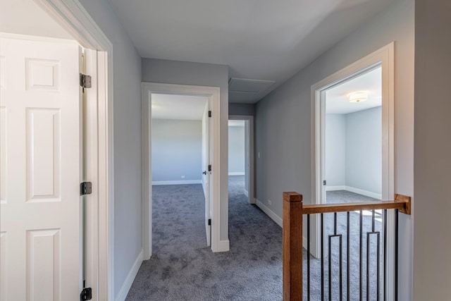 22W046 Mccormick Ave, Glen Ellyn, IL 60137 - hall featuring carpet floors and baseboards