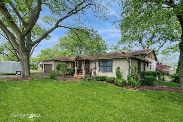 8747 Merrimac Ave, Oak Lawn, IL 60453 - ranch-style house with a garage and driveway