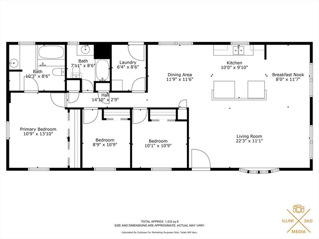 116 Seminole Ln, Loda, IL 60948 - room layout
