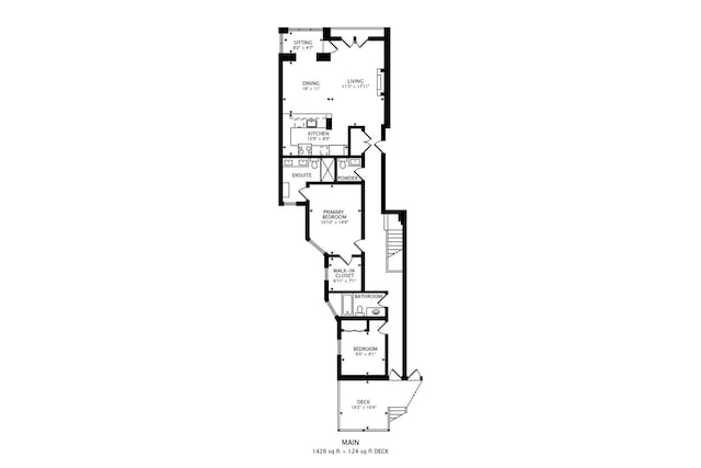 460 W Deming Pl Unit 1E, Chicago, IL 60614 - home floor plan