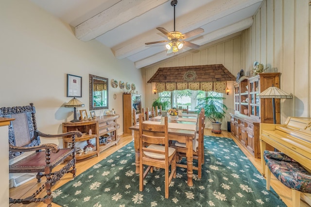 365 S Elm St, Itasca, IL 60143 - dining area with wood finished floors and ceiling fan