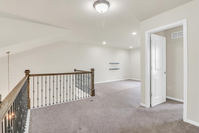 415 Highcroft Way, Lincolnshire, IL 60069 - corridor featuring an upstairs landing, carpet floors, recessed lighting, and baseboards