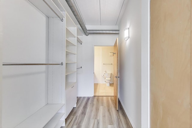 1430 S Michigan Ave Unit 311, Chicago, IL 60605 - walk in closet featuring light wood-type flooring