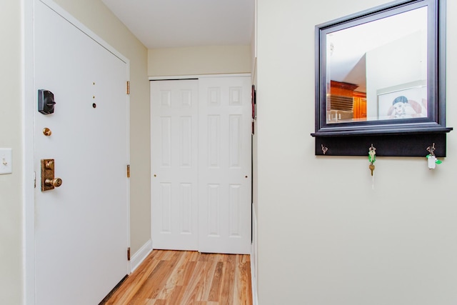 15 Bar Harbour Rd Unit 5A, Schaumburg, IL 60193 - corridor with light wood-type flooring and baseboards