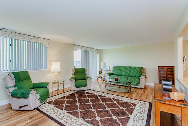 15 Bar Harbour Rd Unit 5A, Schaumburg, IL 60193 - living room featuring wood finished floors and baseboards