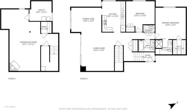 97 Thornhill Ln Unit D, Lake Barrington, IL 60010 - property floor plan