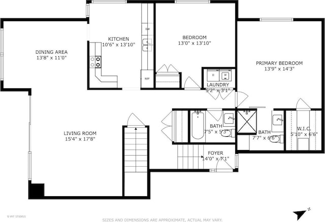 97 Thornhill Ln Unit D, Lake Barrington, IL 60010 - home floor plan