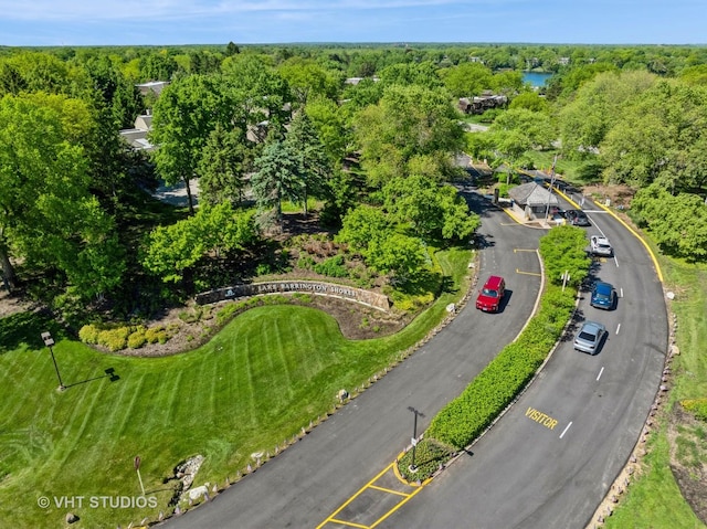 97 Thornhill Ln Unit D, Lake Barrington, IL 60010 - drone / aerial view of a forest