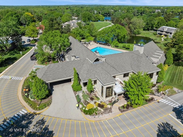 97 Thornhill Ln Unit D, Lake Barrington, IL 60010 - view of subject property with a large body of water
