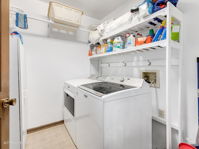 824 Dawes Ave, Wheaton, IL 60189 - washroom with independent washer and dryer and baseboards